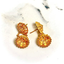 Moonlit Jhumka Earrings - 22 carat gold EARV2