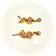 Heart Drop earring - 14 carat gold EARV2