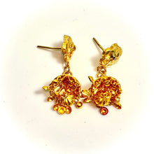 Gold Jhumka Earring - 14 carat gold EARV2