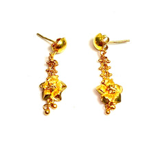 Floral Elegance Earrings - 14 carat gold EARV2