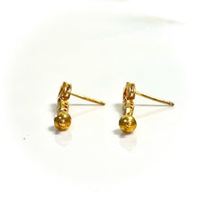 Glistening Elegance Earrings - 14 carat gold EARV2
