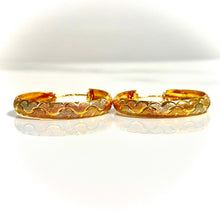 Elegant Leaf Dangles Earring - 14 carat gold EARV2