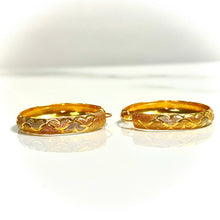 Elegant Leaf Dangles Earring - 14 carat gold EARV2