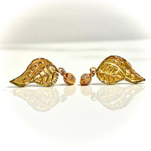 Gilded Blossom Drops Earring - 14 carat gold EARV2