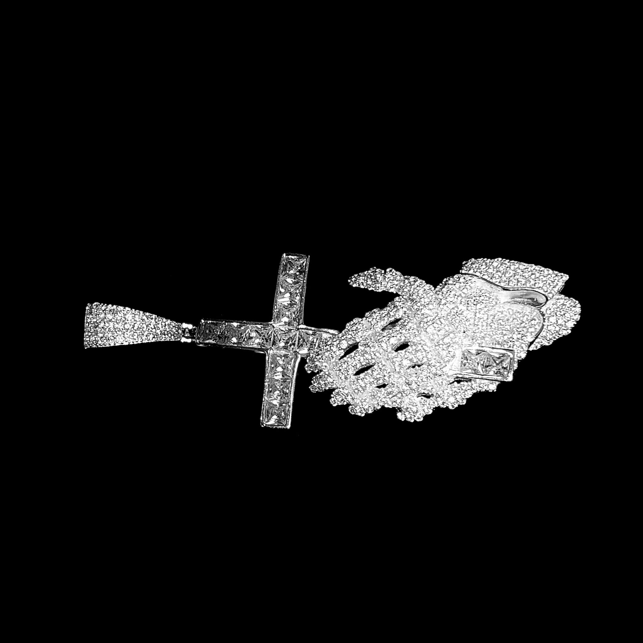 Cross Hand Pendant - Silver 925 PV2
