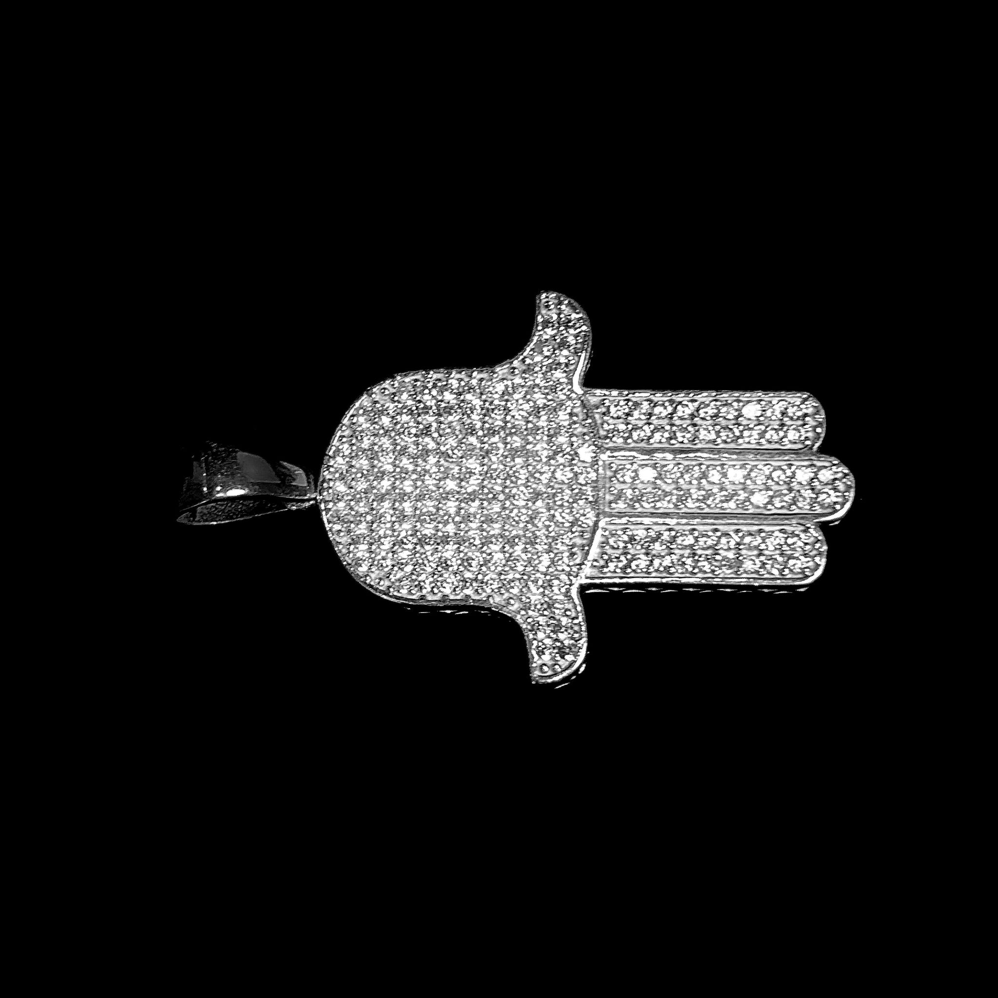 Hamsa Hand Pendant - Silver 925
