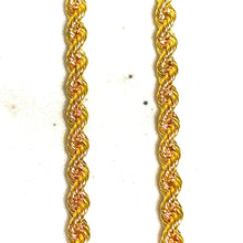 Golden Twist Rope Chain - 14 carat gold - 66cm/4,3mm - CHV2