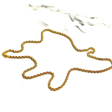 Golden Twist Rope Chain - 14 carat gold - 66cm/4,3mm - CHV2