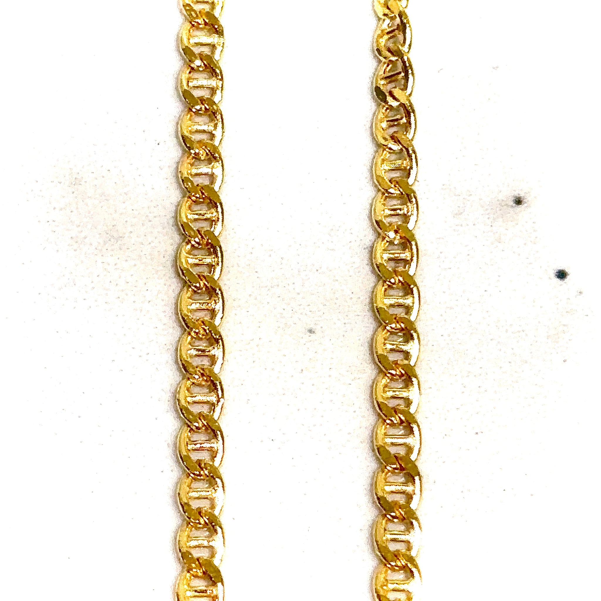Golden Waves Figaro Chain - 14 carat gold - 55cm/2,4mm CHV2