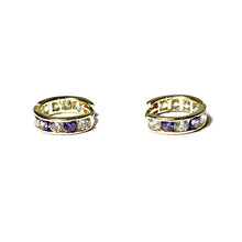 Ladies Earrings - 14 Carat Gold - 10mm - 376