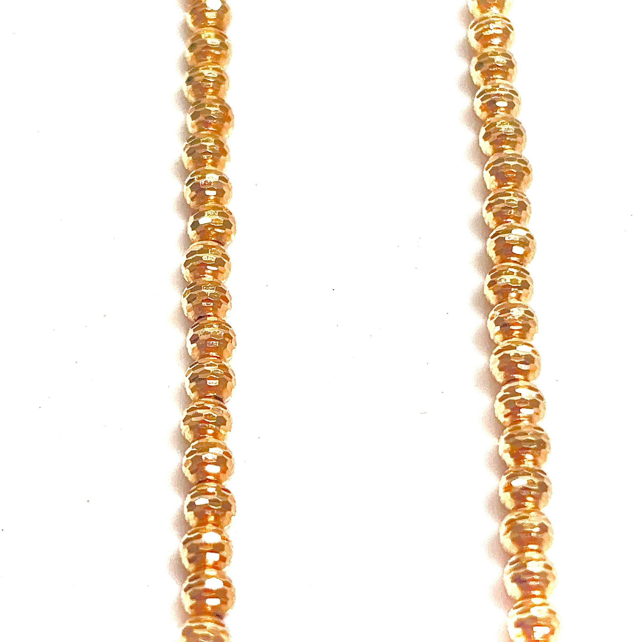 Mooncut Chain - 14 carat rose gold - 51cm/3.1mm - CHV2