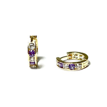 Ladies Earrings - 14 Carat Gold - 10mm - 376