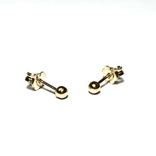 Ladies Earrings - 14 Carat Gold - 3 mm - 379