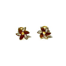 Ladies Earrings - 14 Carat Gold - 9 mm - 378