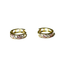 Ladies Earrings - 14 Carat Gold - 10mm - 374