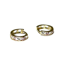 Ladies Earrings - 14 Carat Gold - 10mm - 374