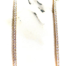 Tennis Chain - 14 carat gold - 43cm/3.2mm - CHV2