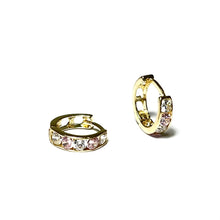 Ladies Earrings - 14 Carat Gold - 10mm - 374