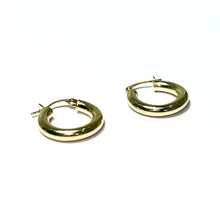 Ladies Earrings - 18 Carat Gold - 16mm - 371