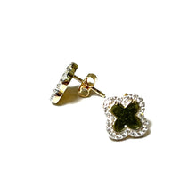 Ladies Earrings - 18 Carat Gold - 1x1 cm - 370