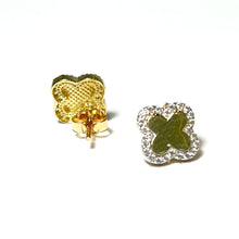 Ladies Earrings - 18 Carat Gold - 1x1 cm - 370