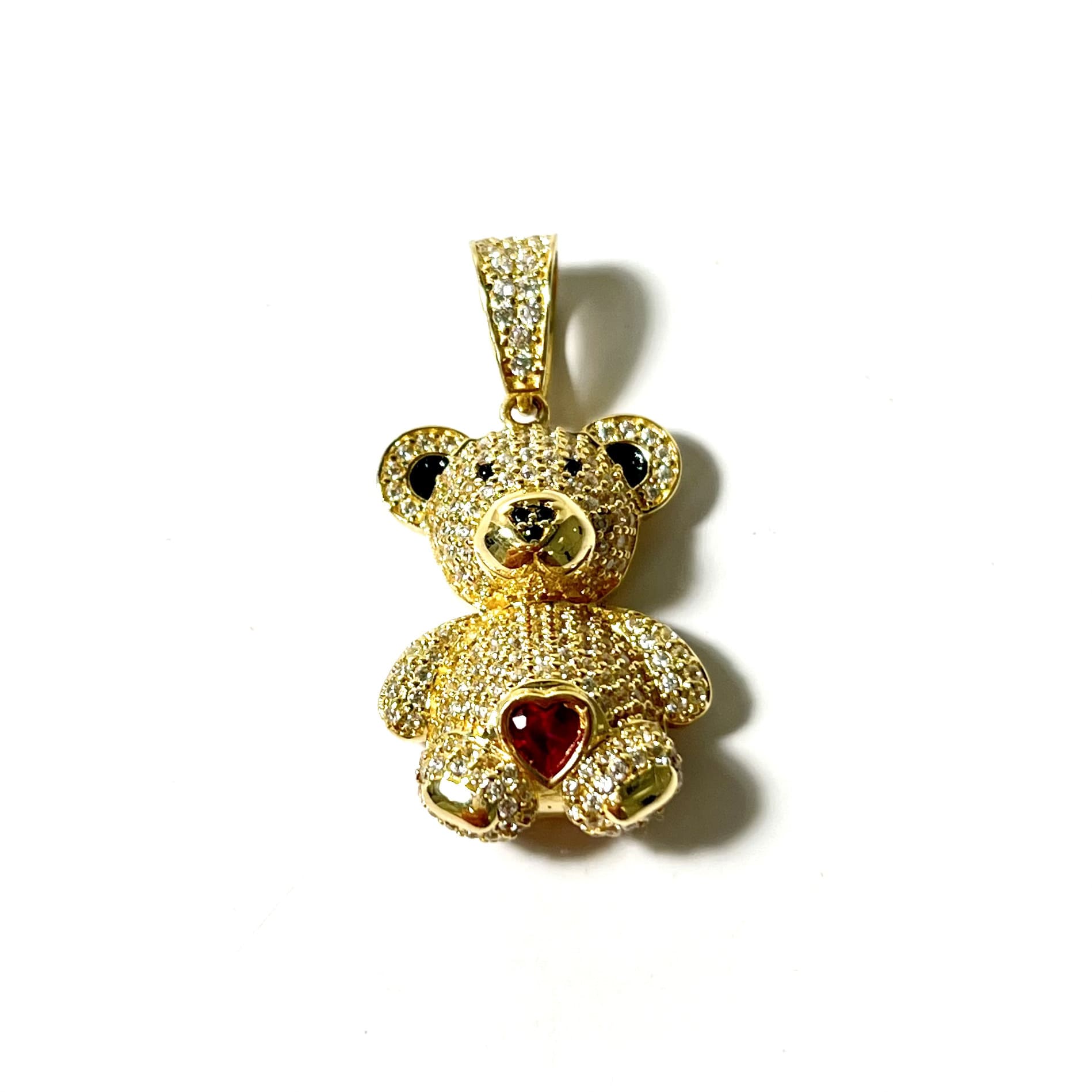 Teddy Bear Pendant - 14 Carat Gold - 386