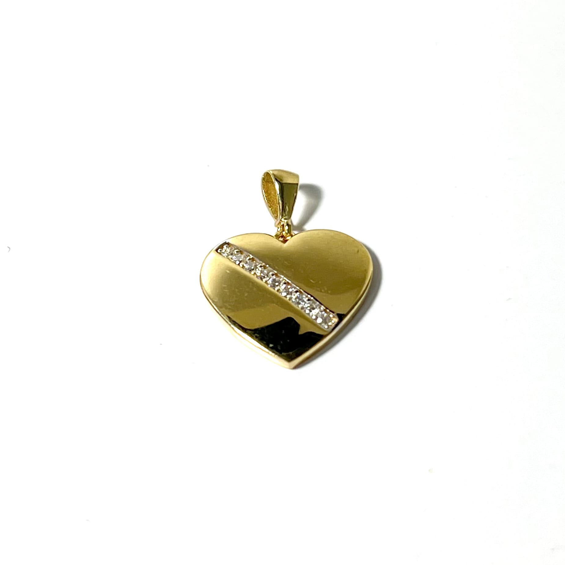 Heart Pendant - 14 Carat Gold - 390