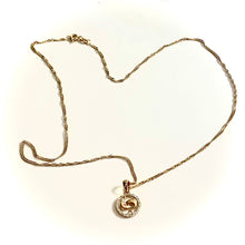 Singapore Rope + Twisted Charm - 14 carat gold - 42cm/1,4mm CHV2