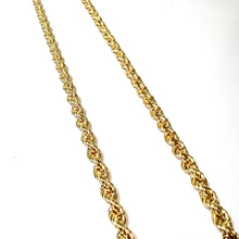 Rope Chain - 18 Carat Gold - 70cm / 6,5mm- 414