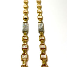 Bicolor Flat Magnum Chain - 18 Carat Gold - 69cm / 8mm- 418