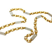 Bicolor Flat Magnum Chain - 18 Carat Gold - 69cm / 8mm- 418