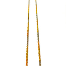 Tricolor Neckless - 18 Carat Gold - 58cm / 2mm - 421