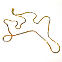 Tricolor Neckless - 18 Carat Gold - 58cm / 2mm - 421