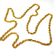 Solid Rope Chain - 14 Carat Gold - 63cm / 4mm - 449 CHV2