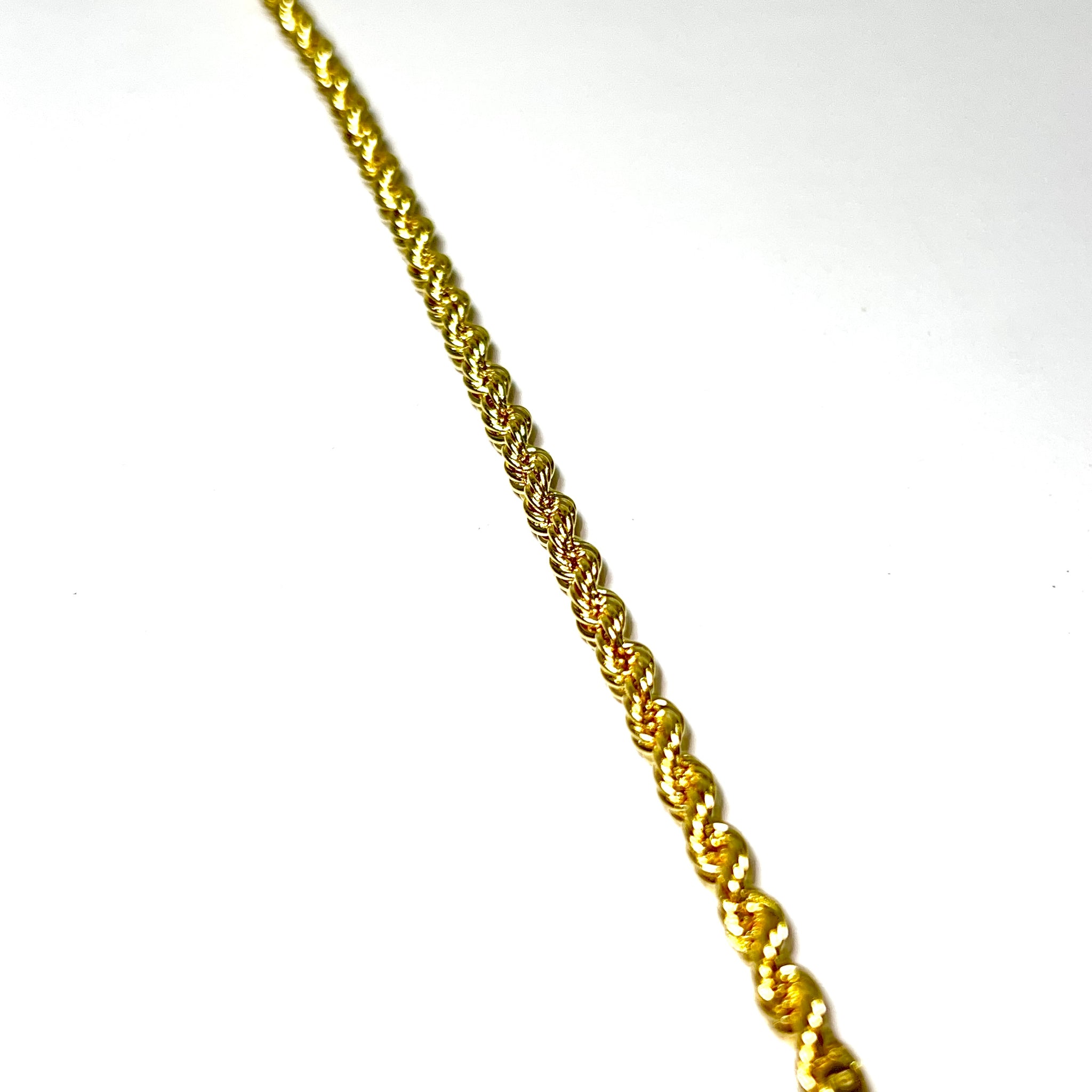 Rope Chain Bracelet - 14 Carat Gold - 22cm / 5,5mm- 424