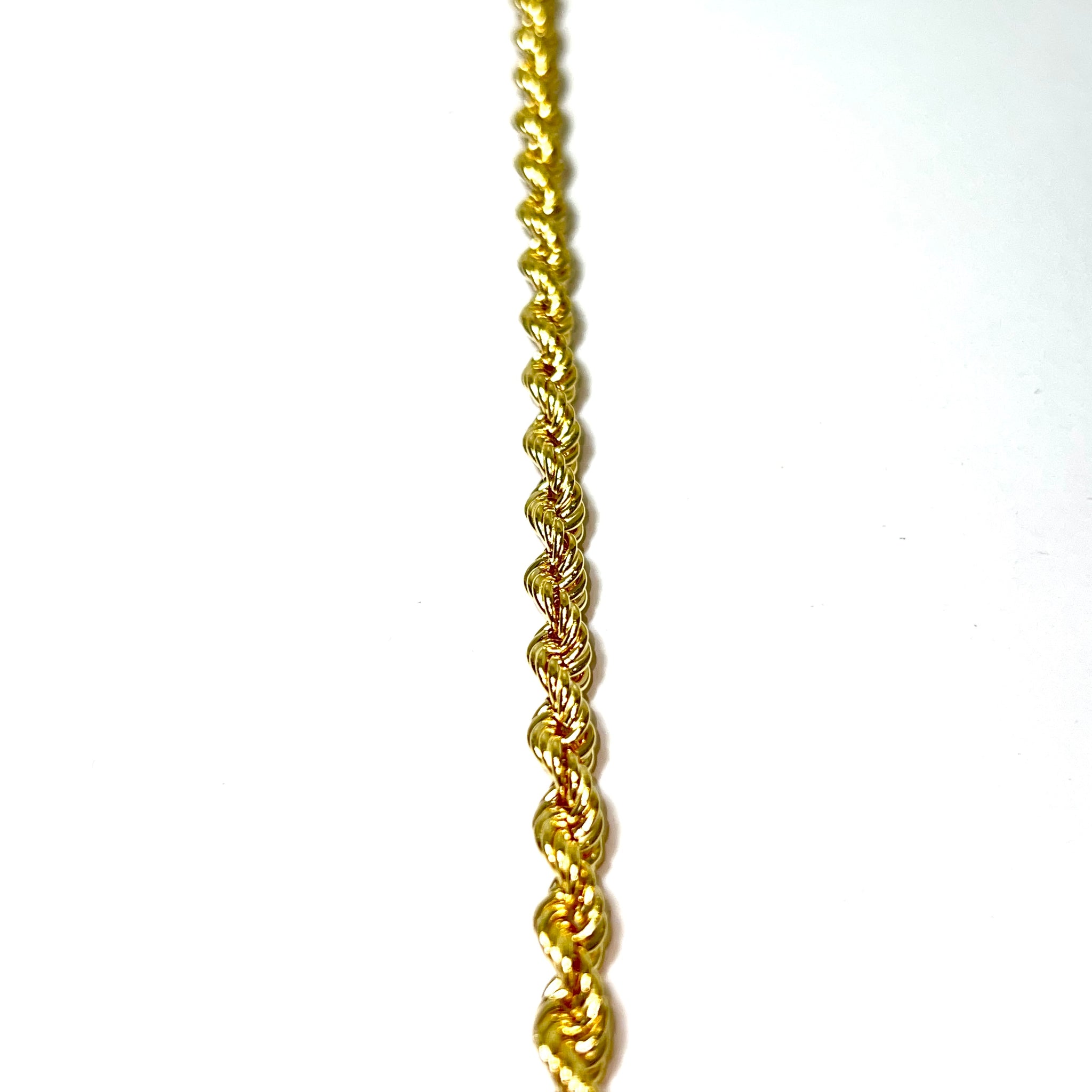 Rope Chain Bracelet - 14 Carat Gold - 20cm / 4,5mm- 425
