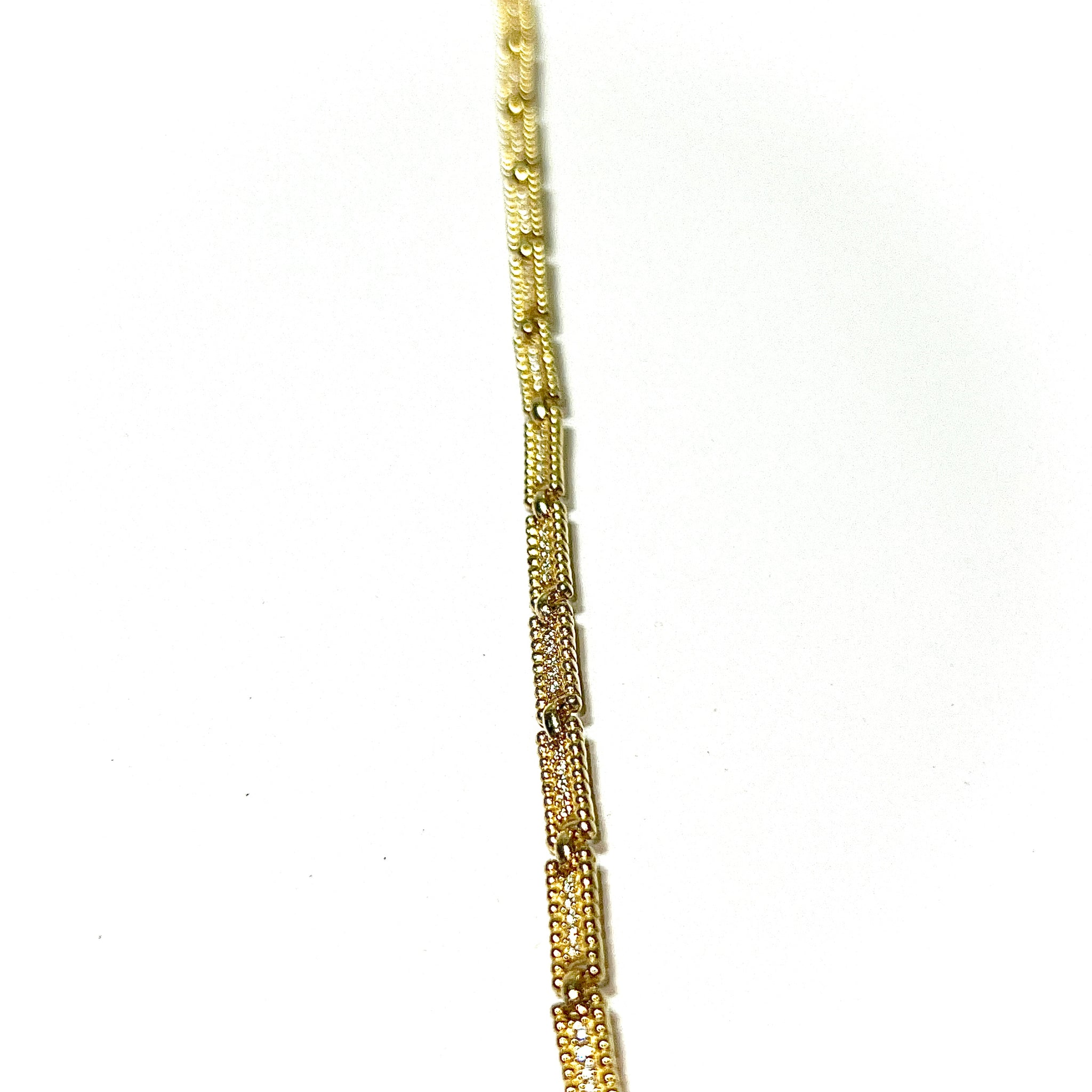 Box Bracelet - 14 Carat Gold - 19cm / 3,5mm- 431