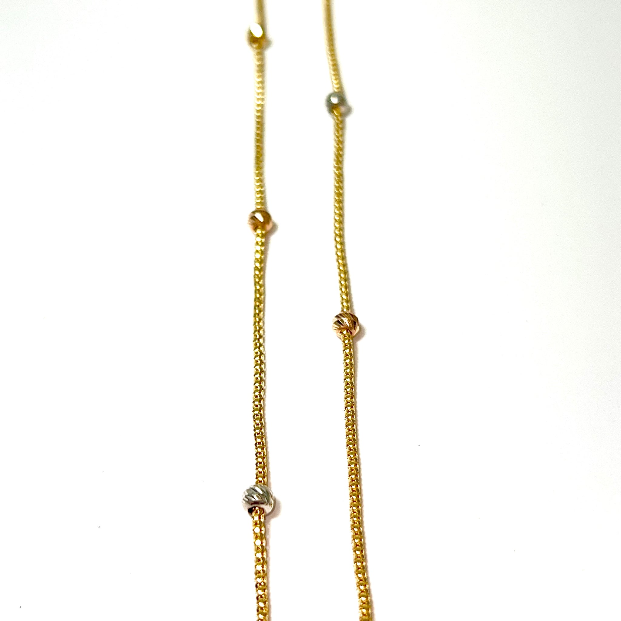 Mooncut Chain - 14 Carat Gold - 48cm / 1,5mm- 436