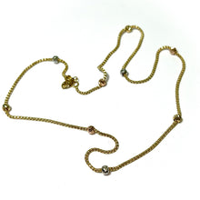 Mooncut Chain - 14 Carat Gold - 48cm / 1,5mm- 436
