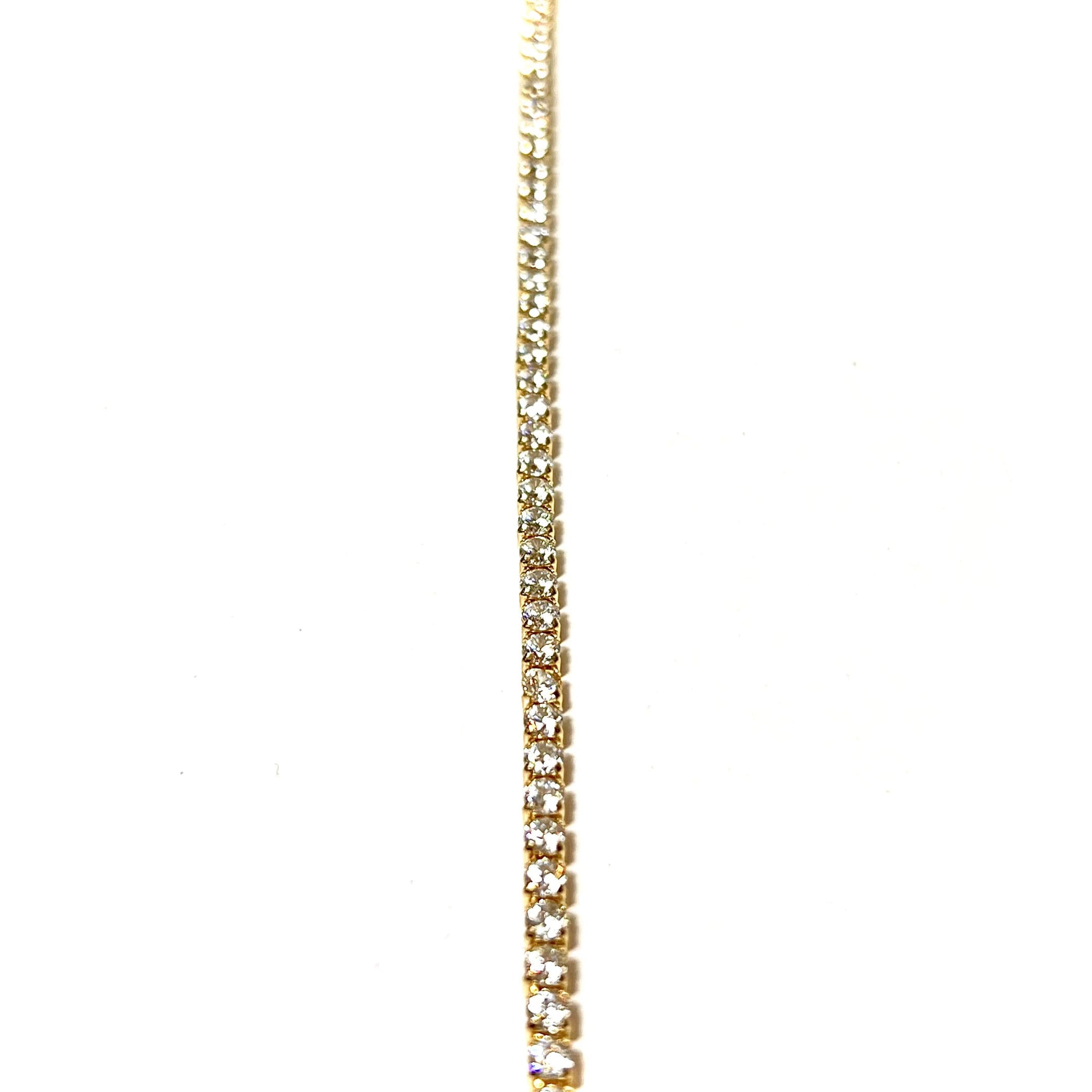 Tennis Bracelet - 14 Carat Gold - 21cm / 3mm- 432