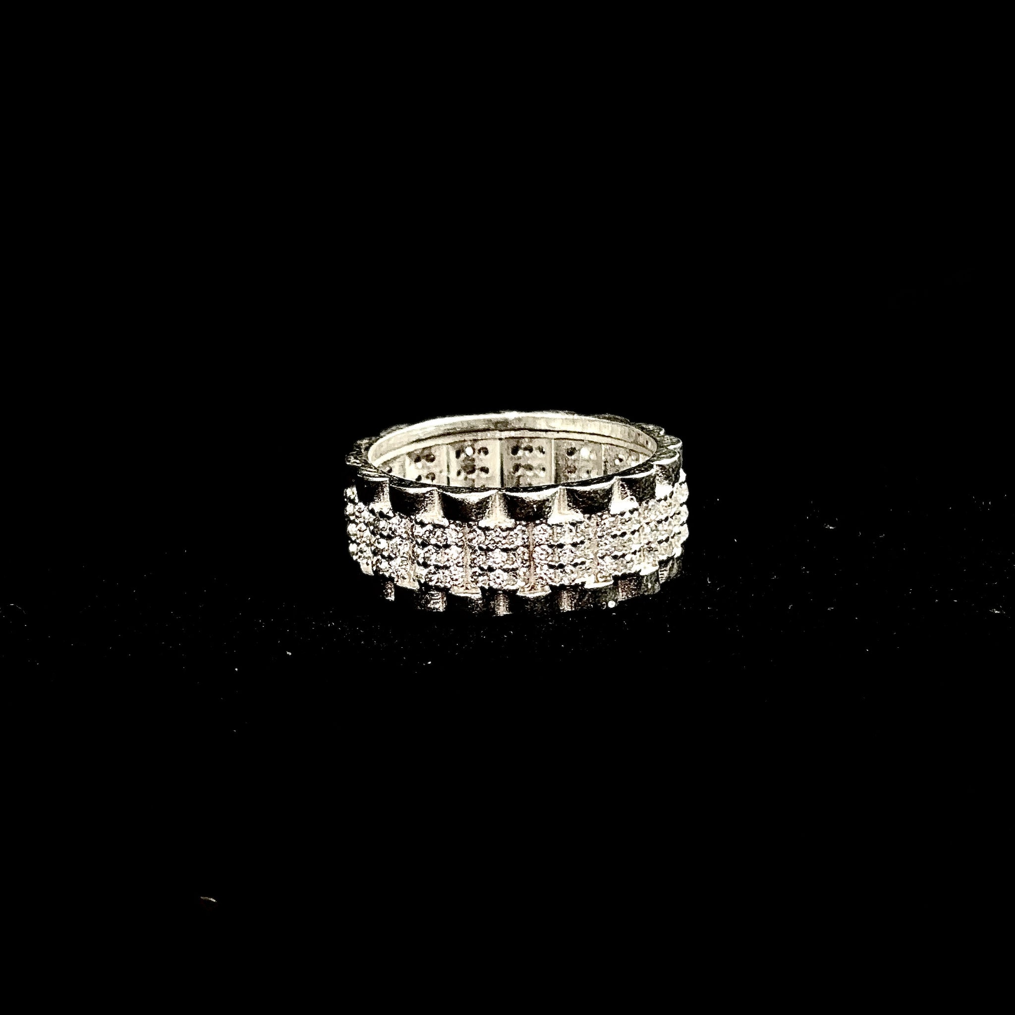 Crown Ice Ring - Silver 925