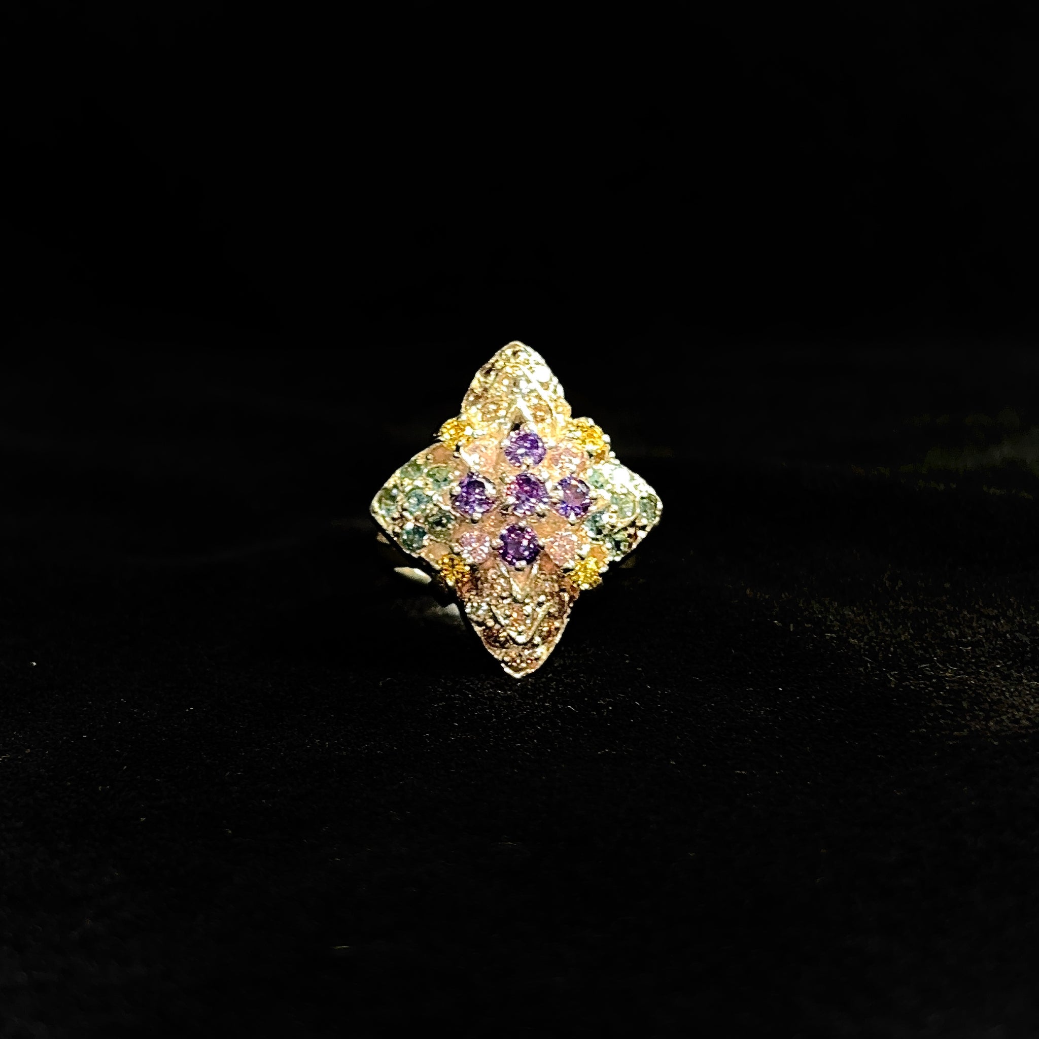 Twilight Bloom Ring - Silver 925