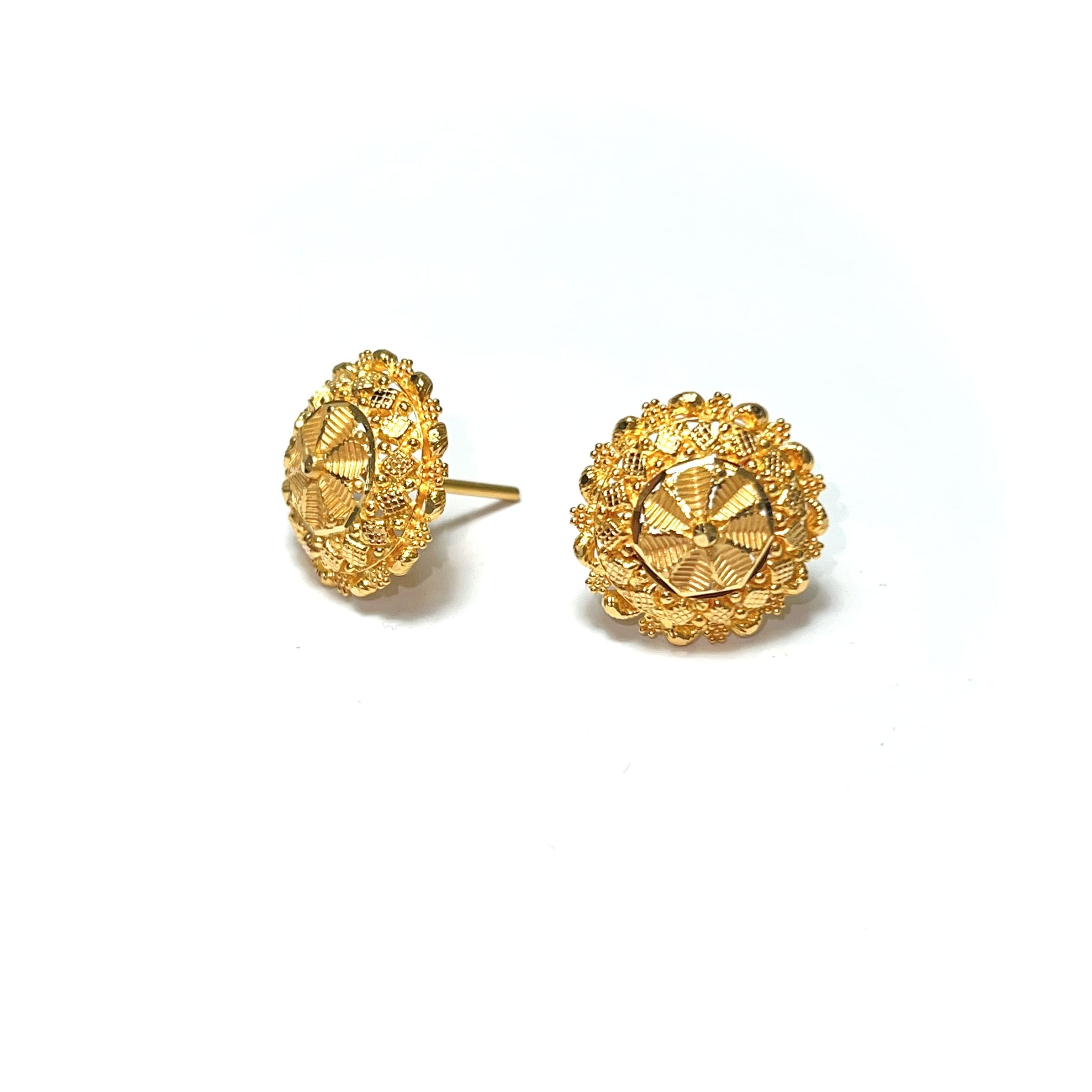 Earrings - 22 Carat Gold - 459