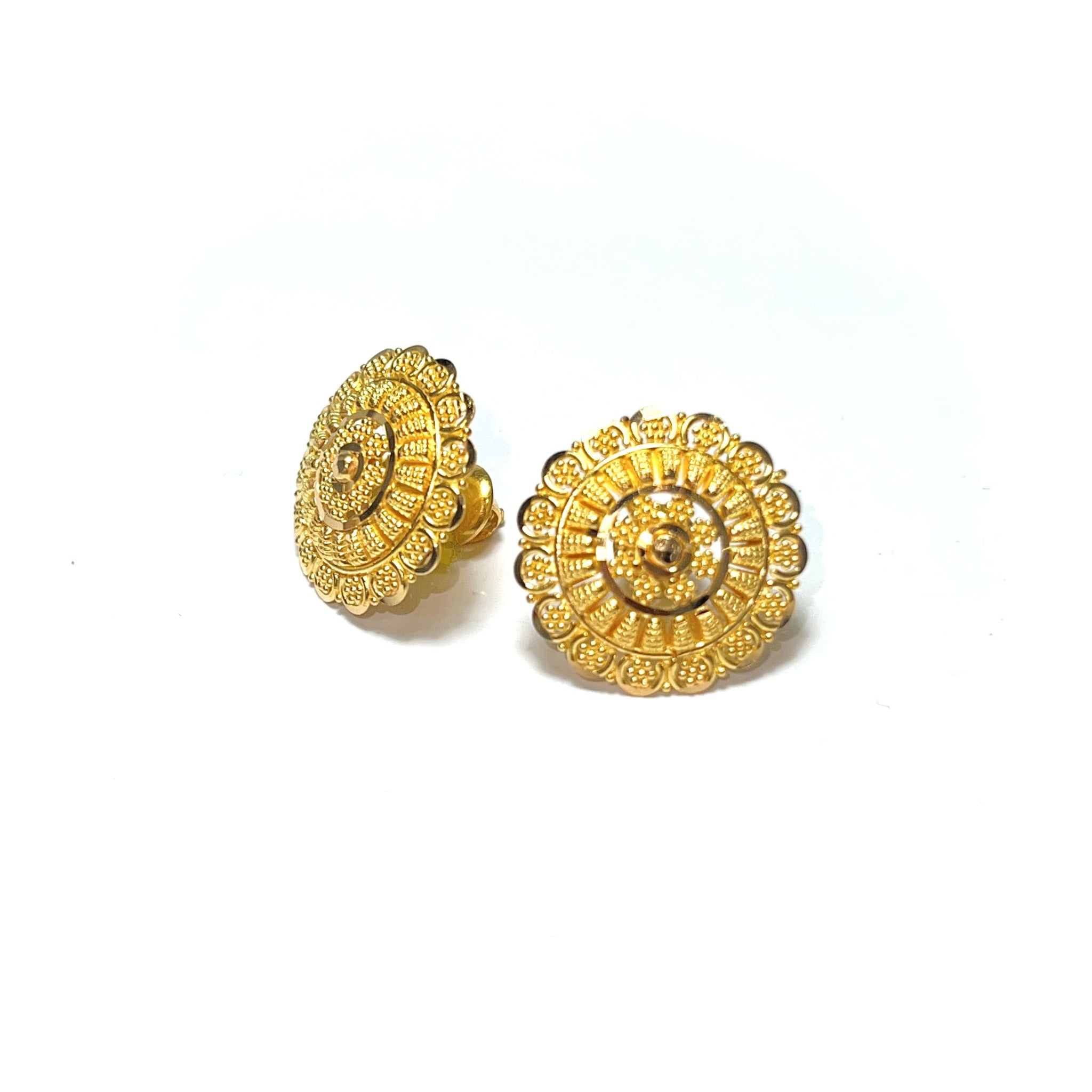 Earrings - 22 Carat Gold - 460