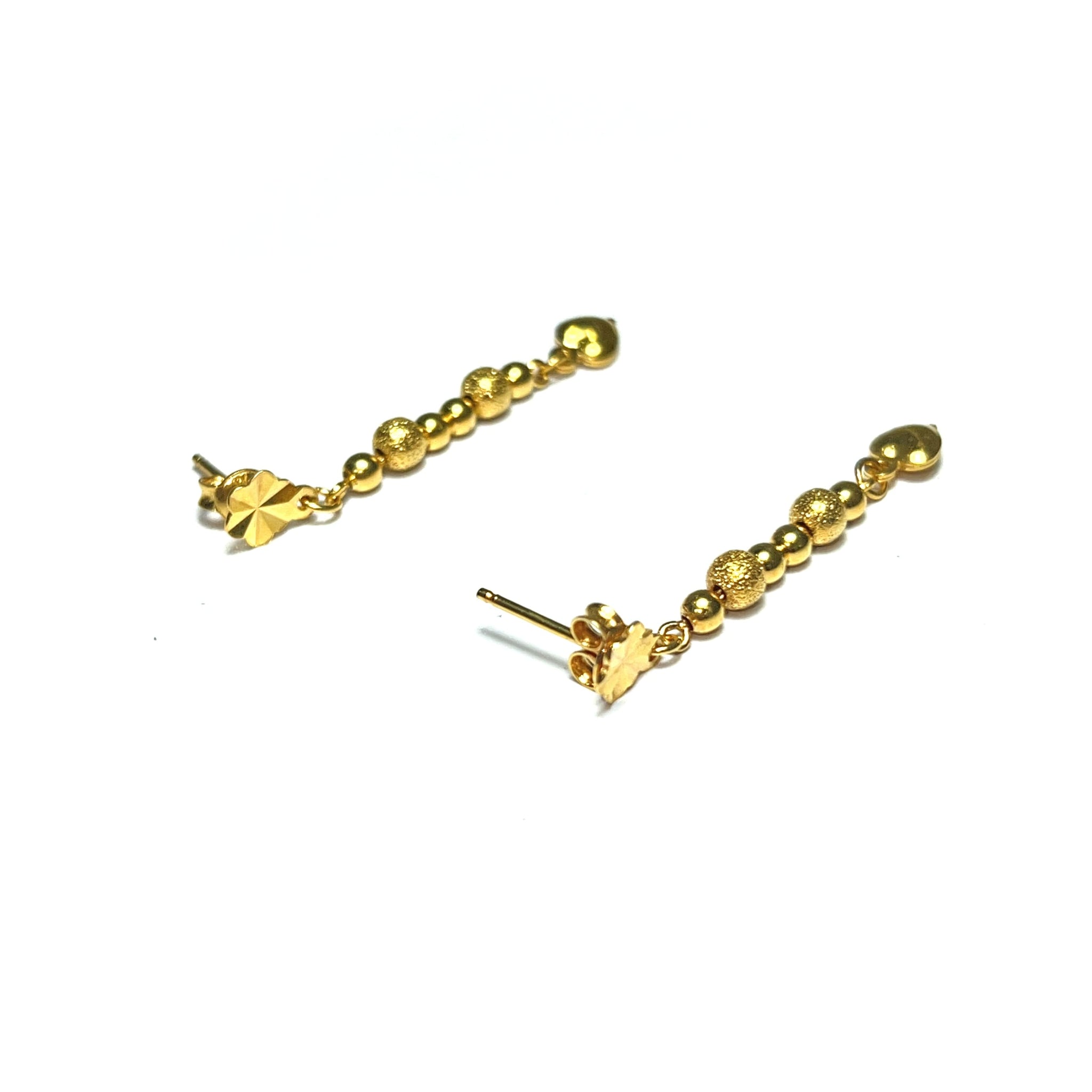 Earrings - 22 Carat Gold - 463