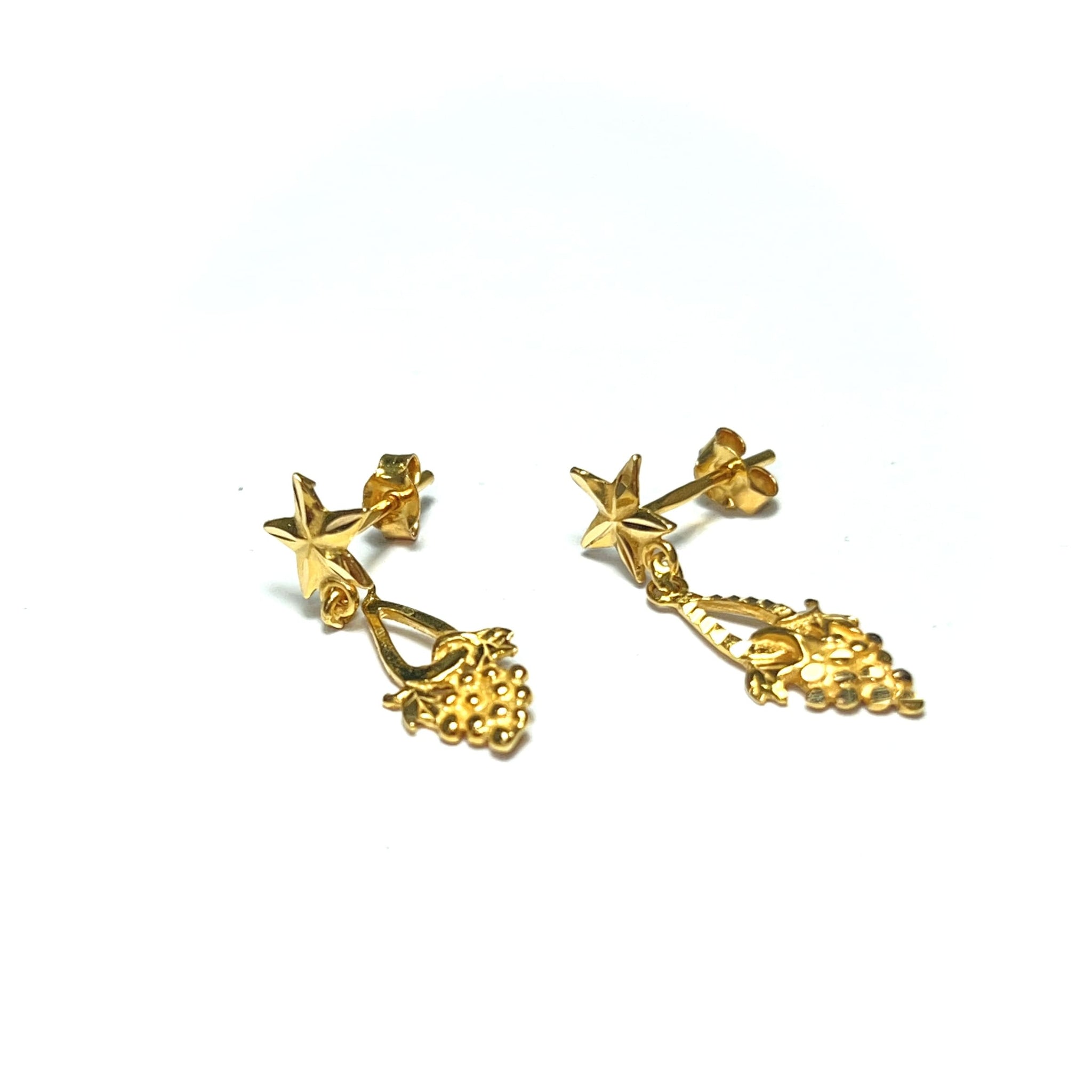 Earrings - 22 Carat Gold - 464