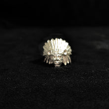Native American Ring - Silver 925 Gold Plated