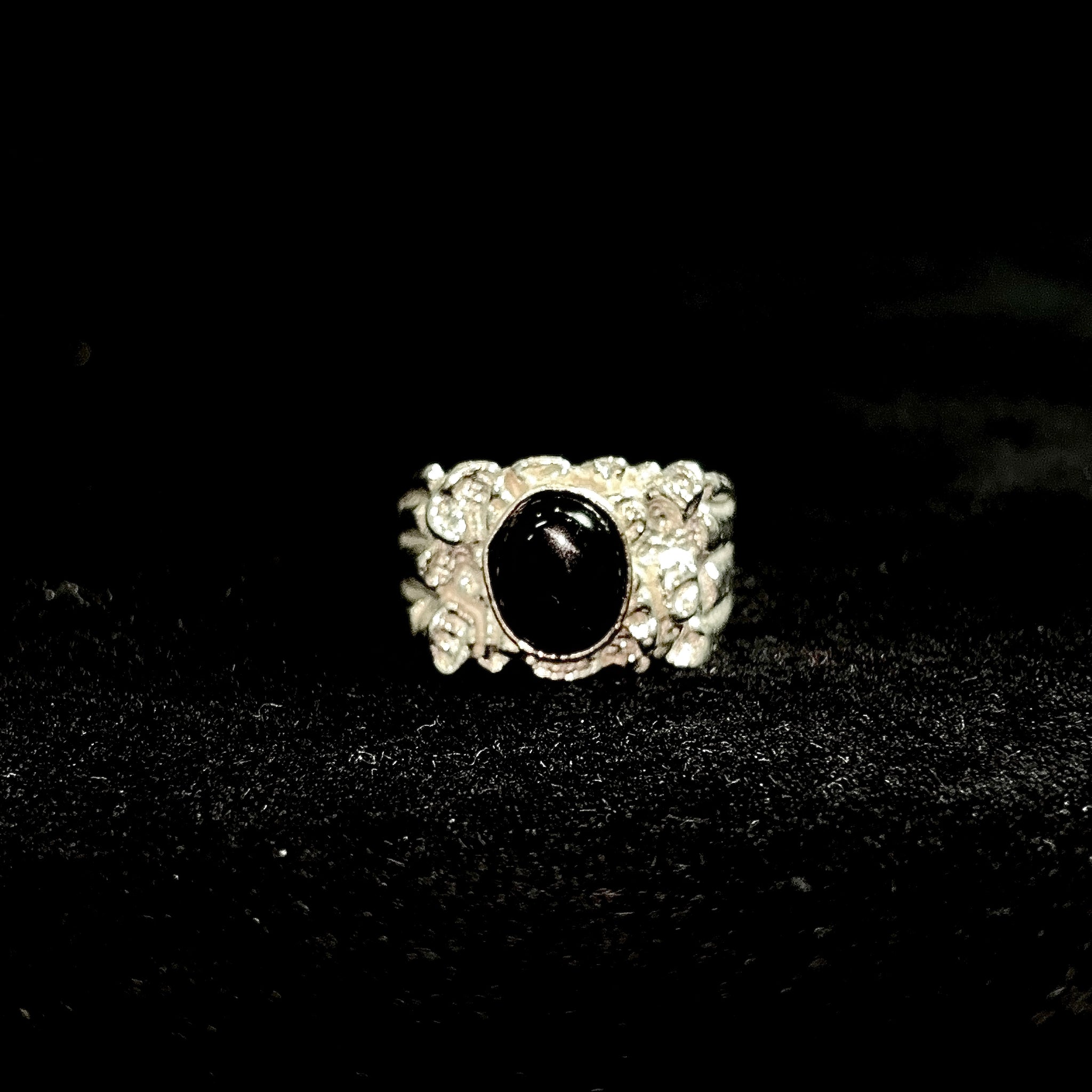 Shadow Petal Ring - Silver 925 Gold Plated