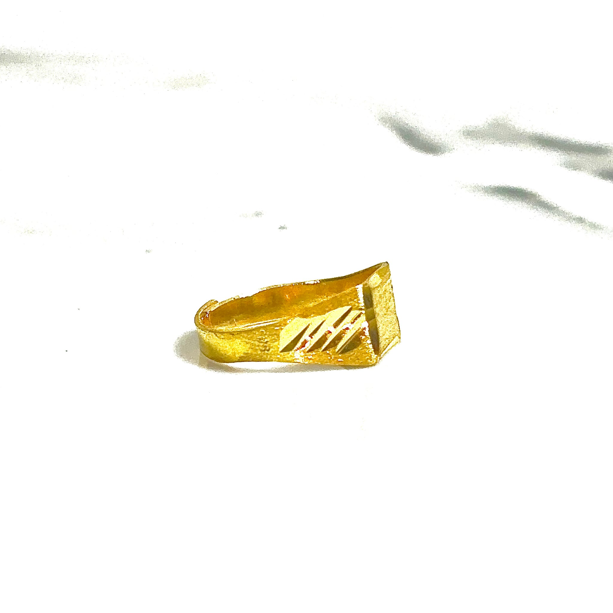 Square Child Ring - 14 carat gold