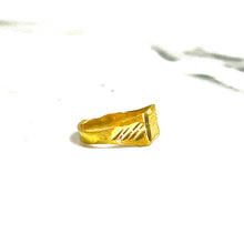 Square Child Ring - 14 carat gold
